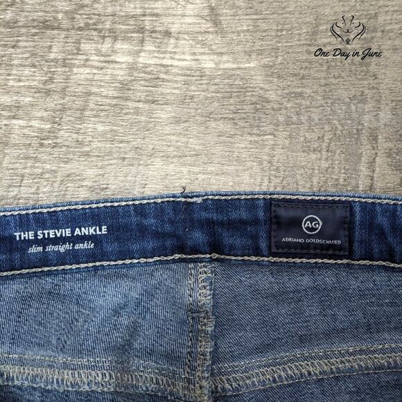 Adriano Goldschmied The Stevie Ankle Slim Straight Jeans Size 26R (2) - Picture 2 of 6